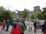 auf dem Weg zum Reichstag