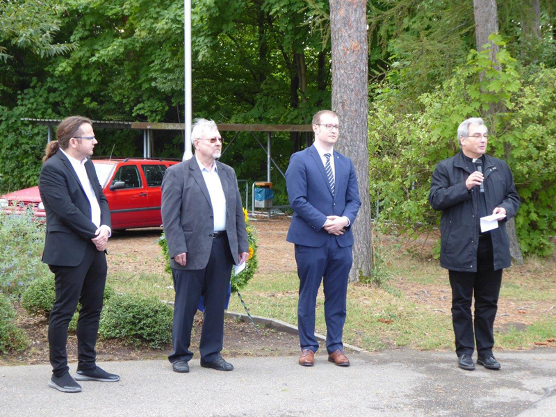 v. l. n. r. Jürgen Harich, Heinz Kaldi, Maximillian Friedrich, Carsten Wriedt